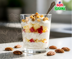 Copa de Postre con Manzana y Nuez Vidasania