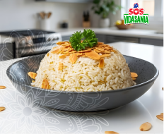 Arroz a la Mantequilla con Almendras