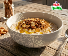 Avena Cremosa con Almendras y Miel